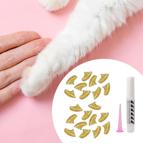20 Unidades De Tapones Para Uñas De Gatos, Protectores De S