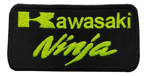 Parche Bordado Kawasaki Ninja Parches Marcas De Motos 