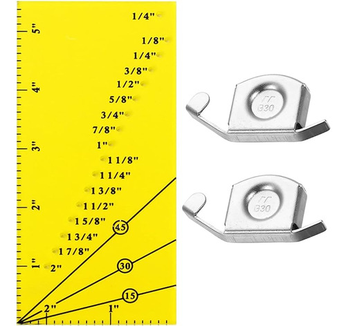 Regla De Guia De Costura Con 2 Guias De Costura Magneticas R