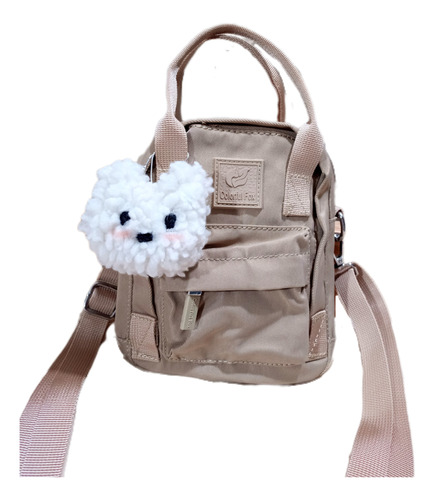 Cartera Morral Con Peluche Kawaii Osito Bandolera Importada 