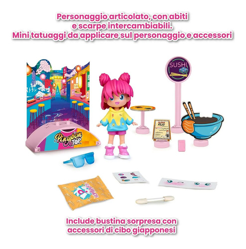 Muñeca Pinypon Top Foodie Sushi Foodie Girl