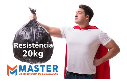 Imagem 4 de 5 de Saco De Lixo 200 Litros Reforçado 100 Unidades