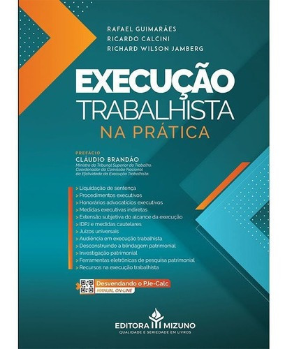 Imagem 1 de 3 de Livro Execução Trabalhista Na Prática Ricardo Calcini