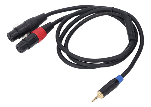 Cable Divisor Xlr A 3,5 Mm En Y De 2 M, Doble Hembra, Estére