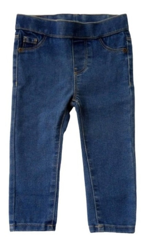 Pantalón Jean Para Niña Azul