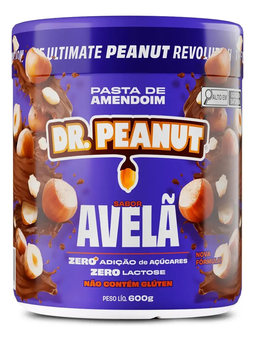 Dr Peanut Pasta De Amendoim Avelã 600g