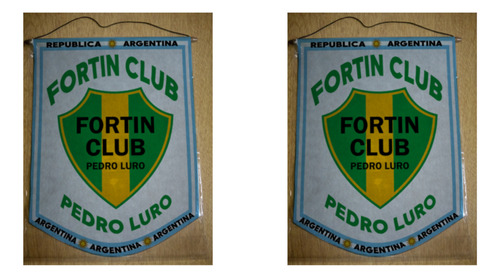 Banderin Mediano 27cm Fortin Club Pedro Luro