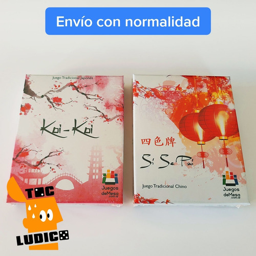 Combo Juegos Orientales Koi-koi Si Se Pai - Hanafuda Español