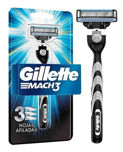 Rastrillo Gillette Mach3 Con 3 Hojas 1 Pza