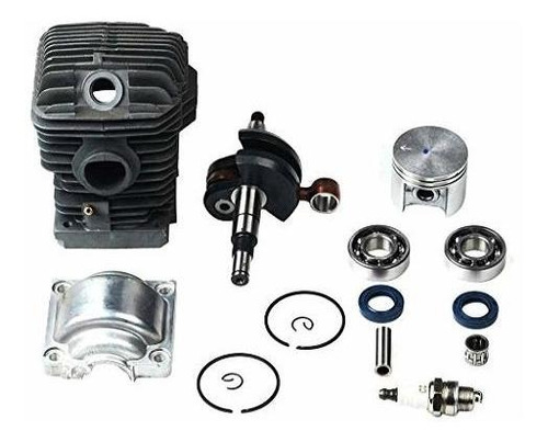 Imagen 7 de 9 de Piston Y Cilindro Para Motosierra Stihl Ms250 42,5 Mm