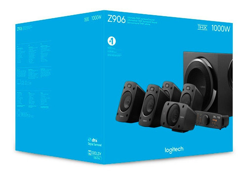 Imagen 6 de 7 de Cornetas Logitech Z906 5.1 Surround Sound Thx
