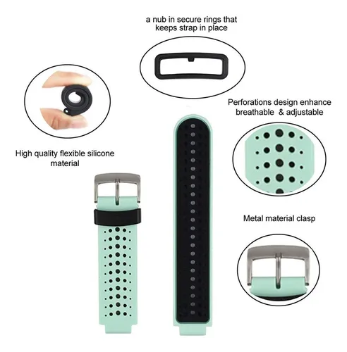 Para Garmin Forerunner Banda Reloj Accesorio De Silic