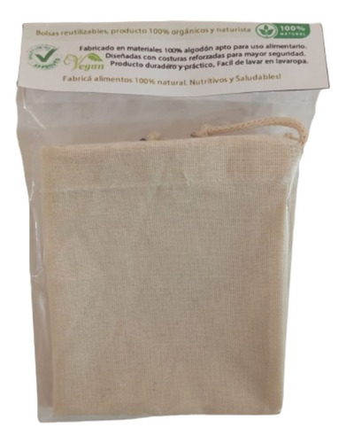 Bolsa Filtro Lienzo Packx10 Elaboración De Yogurt, 30x40 Cm