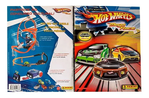 Panini Sticker Hot Wheels Mega Race 2005 Empty Album Spanish