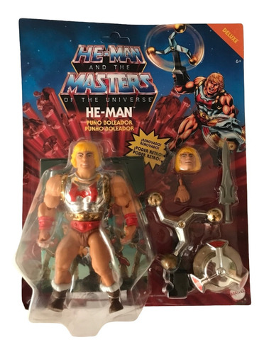 He Man Puño Boleador Motu Origins Poder Retro Mattel Wave 7 (Usado)