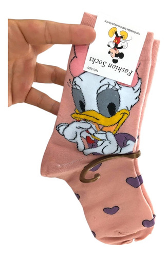 Calcetines Disney Mickey Mouse 5 Pares Rosa Diseño 20-24 Cm