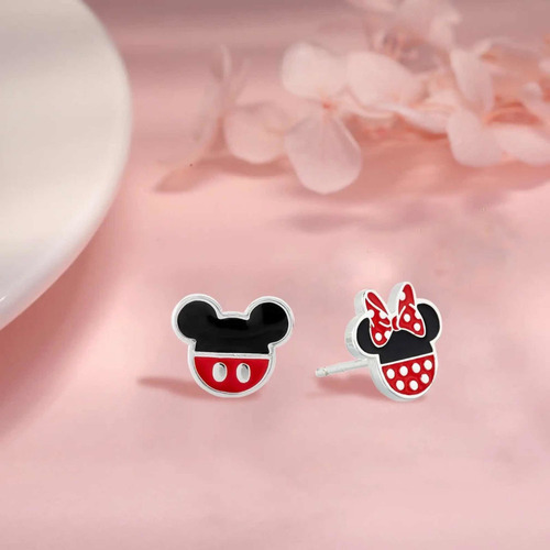 C Aros Importados Minnie O Mickey Mouse Acero Quirúrgico