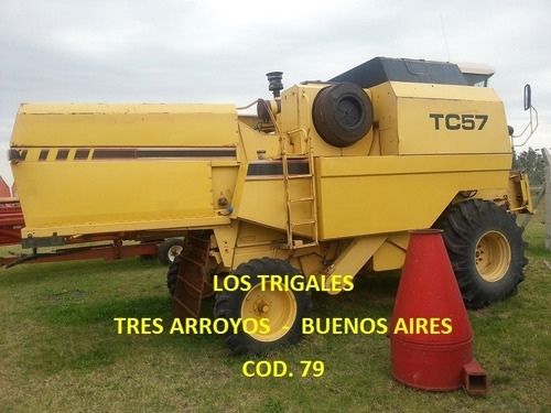 Cosechadora New Holland Tc-57,plataf 23 ,año 1997,m-buena.