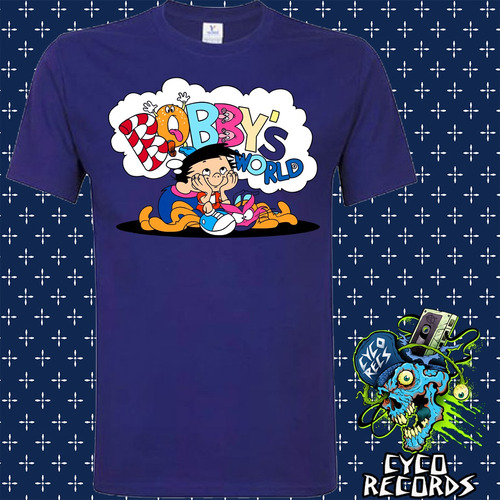 Imagen 1 de 2 de El Mundo De Bobby - Morada - Animacion - Polera- Cyco Record