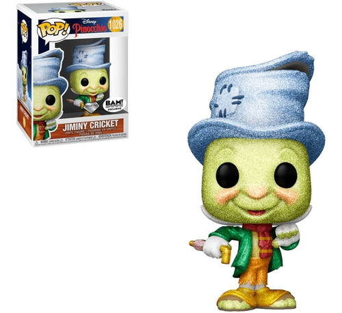 Imagem 1 de 4 de Funko Pop Disney Pinochio Jiminy Pinoquio 1026 Diamond Grilo