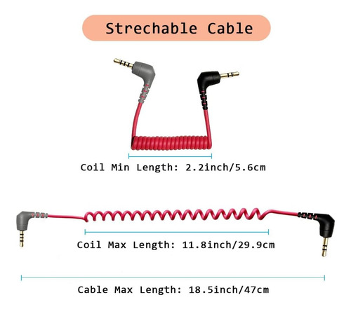 35 Mm Trs A Trrs Microphone Patch Cable Mic Mic Cable Con Y