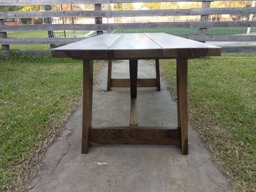 Mesa Estilo Campo - En Madera De Guayubira. -carpintero F