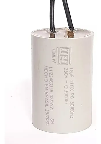 comprar Capacitor P\u002F Centrifuga Suggar Giromax 12 Kg 18uf X 250v Weg