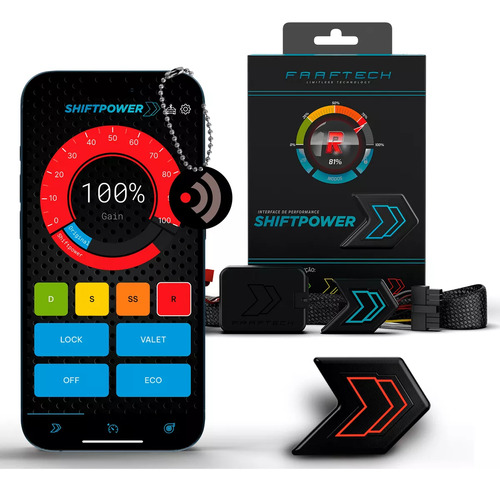 Modulo Chip Potência Gas Pedal New Faaftech Shiftpower Eco