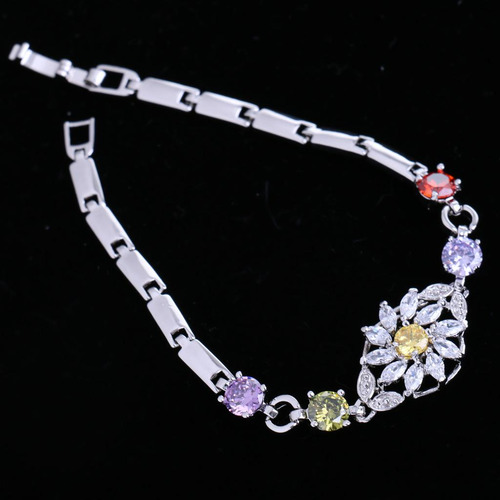 Frágil Joya De Muñeca Accesorio Para Mujeres De Flor