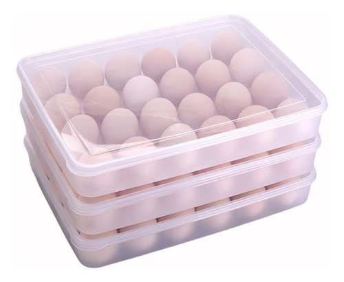 Organizador 24 Huevos, Caja Para Huevera