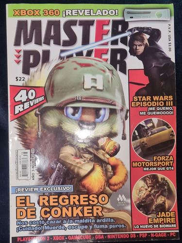 Revista Master Player Regreso De Conquer Año 3 #38 2005