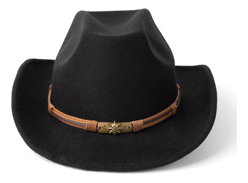 Sombrero De Vaquero De Ala Ancha Para Hombres Y Mujeres