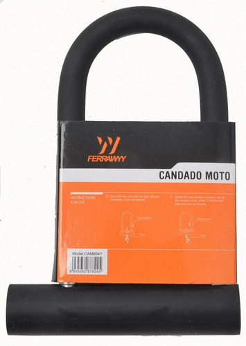 Imagen 7 de 8 de Candado De Seguridad Para Motocicleta R804