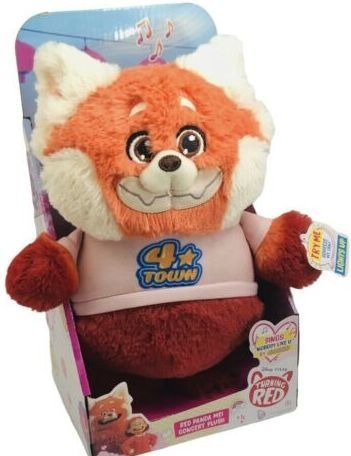 Imagen 2 de 2 de Peluche Turning Red - Red Panda Mei Concert - Luz Y Sonido