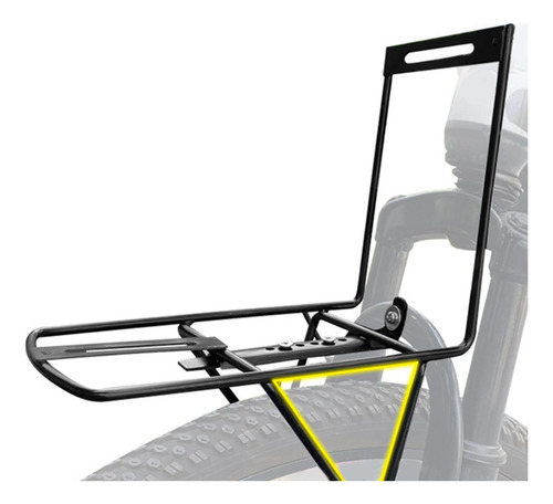 Rack De Carga Frontal Para Bicicleta, Rack De Carga Com Mais