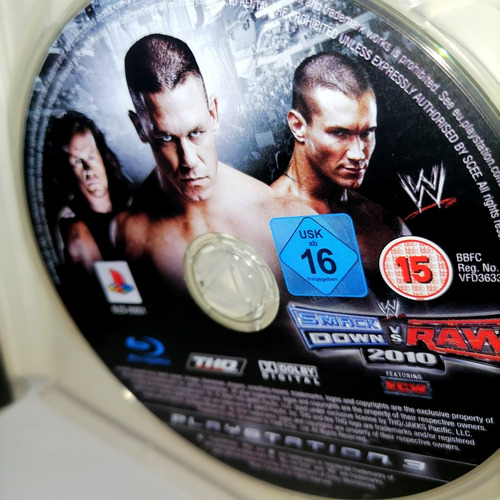 Wwe Smackdown Vs Raw 2010 - Playstation 3 Original (Usado)