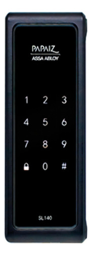 Fechadura Digital Eletronica Senha Sobrepor Papaiz Sl140