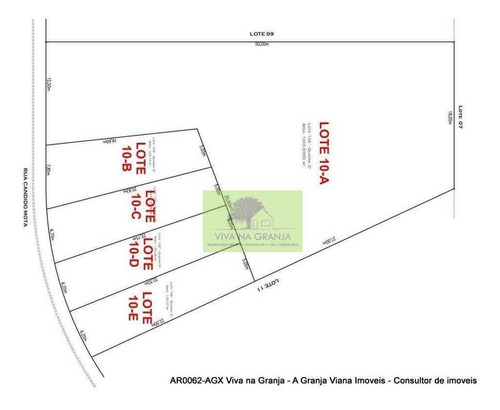 Imagem 8 de 19 de Área À Venda, 1501 M² Por R$ 1.410.000 -ou Lotes Individuais Parque Rizzo - Cotia/sp - Ar0062