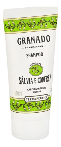 Shampoo Granado Sálvia Terrapeutics 180ml Kit C/ 2un
