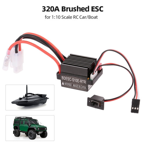 320a 2-3s Brushed Esc Controlador De Velocidad Elctrico Con
