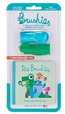 The Brushies Baby  Toddler Toothbrush Set, Chomps  Willa (