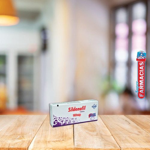 Sildenafil Ultra 100mg, Pack De 4 Tabletas
