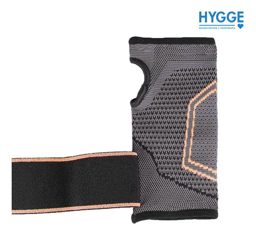 Imagen 7 de 10 de Muñequera Anatómica Manopla Dedo Pulgar Rehabilitación Gym