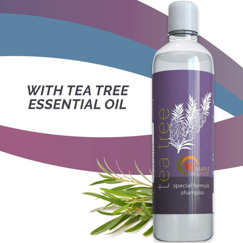 Tea Tree Champú Para La Caspa Moderada Con Argán, Jojoba Y L