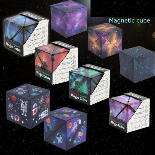 Cubo Mágico De Descompresión Magnética 3d Juguetes Para Niño