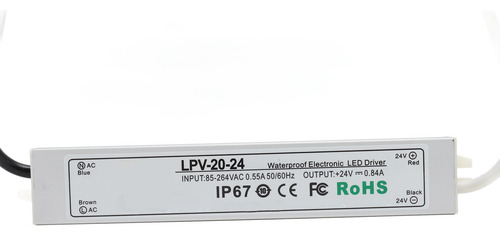 Controlador Led Ip67 A Prueba De Agua Con Salida De Bajo Vol