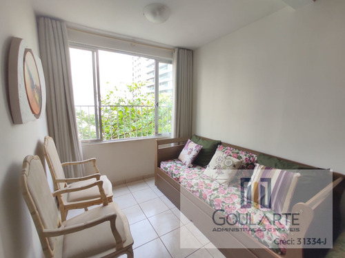 Imagem 4 de 30 de Apartamento Com 2 Dormitórios + Dormitório De Serviço À Apenas 300 Metros Do Mar Na Pitangueiras - Guarujá - 3341