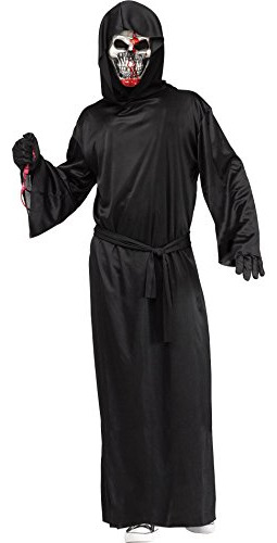 Disfraz Hombre - Sangrado Traje Adulto Reaper Negro (un Tama