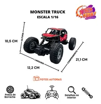 Comprar Carrinho Controle Remoto Automodelo Off Road Bateria Recarre Cor Pretou002Fvermelho
