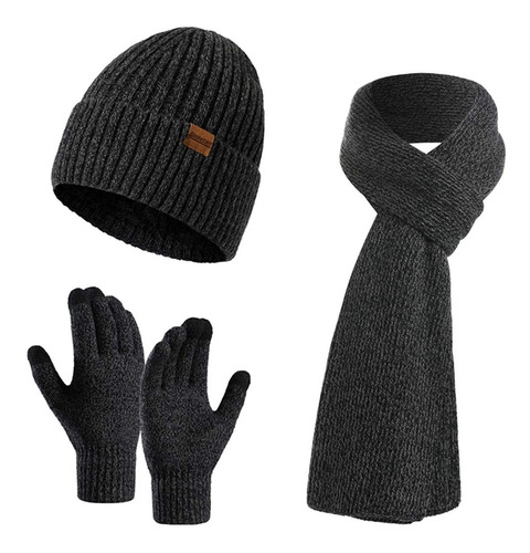 Sombreros De Invierno Bufanda Para Hombre Con Guantes De Pan